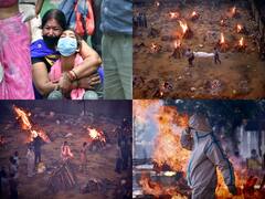IN PICS | Despair & Gloom Prevail As India Continues To Witness Record Coronavirus Fatalities