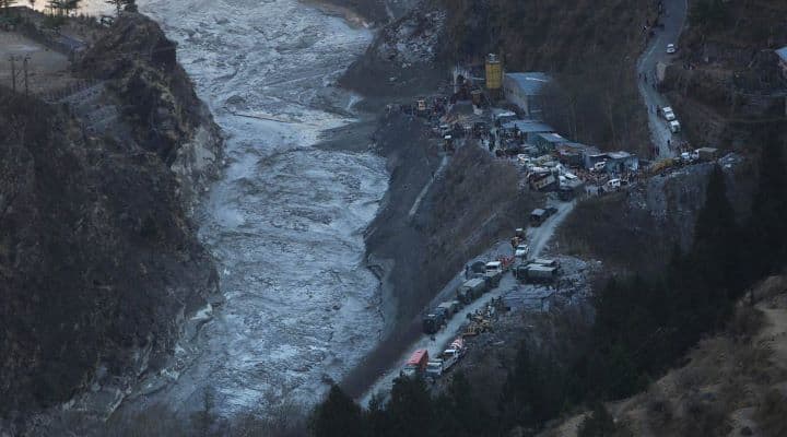 Uttarakhand: Glacier Burst At Sumna Village; 384 Rescued, 8 Dead; Water Level Of Rishi Ganga Rises Uttarakhand: Glacier Burst At Sumna Village, No Contact Established With Construction Workers Uttarakhand: Glacier Burst At Sumna Village; 384 Rescued, 8 Dead; Water Level Of Rishi Ganga Rises