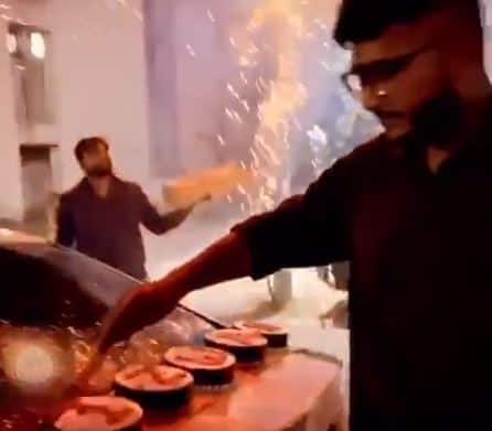 Rajkot Birthday celebration in night curfew   Rajkot: નાઈટ કર્ફ્યૂના નિયમો તોડી પોલીસપુત્રએ કરી જન્મદિવસની ઉજવણી