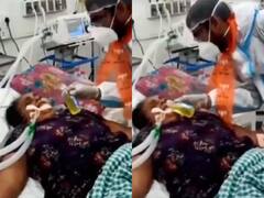 BJP Surat Leader Tweets Video Of Man Allegedly Feeding 'Gau Mutra' To Covid Patient, Deletes Later