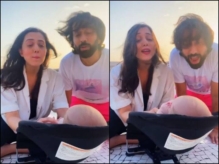 Nakuul Mehta Jankee Parekh Sings For Newborn Son Sufi WATCH | Nakuul Mehta And Jankee Parekh Singing For Their Newborn Son Sufi Is Too Adorable To Handle