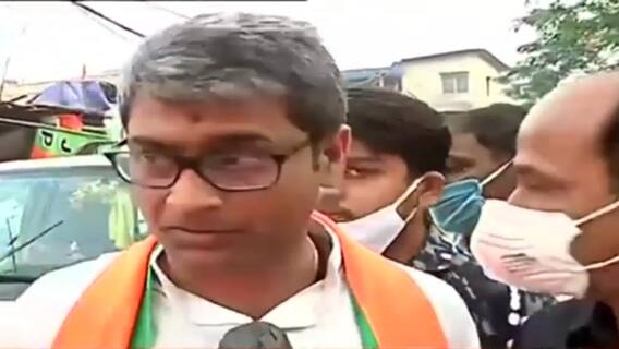 West Bengal Election 2021: BJP-র সভাস্থলে TMC-র পতাকা আর মাইক, ব্যাপক উত্তেজনা মানিকতলায়