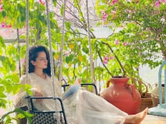 IN PICS | Kangana Ranaut Gives A Glimpse Of Her Beautiful Balcony; Pens Down Javed Akhtar’s Poem