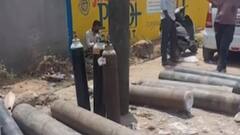 સુરેન્દ્રનગર: ઑક્સિજનની અછતને લઈ દર્દીના પરિવારજનોએ મચાવ્યો હોબાળો