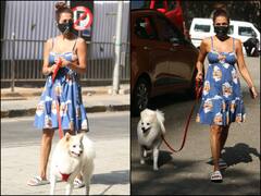 IN PICS | Malaika Arora Gives Major Summer Fashion Goals As She Steps Out With Her Dog For Walk