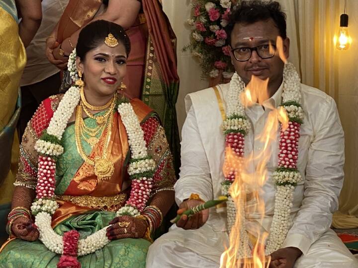 தெலுங்கு திரையுலகில் பிரபல நடிகரான கோபிசந்த் மணமக்களை வாழ்த்தியிருக்கிறார்.