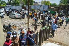 Empty Oxygen Cylinders, Long Waiting Hours Outside Hospitals And Crematoriums Ravage People In Uttar Pradesh