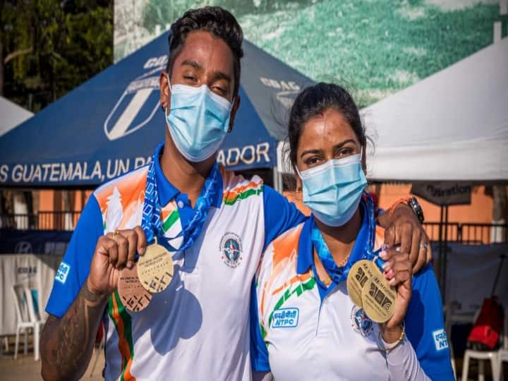 Archery World Cup Stage 1 Indian wins 3 gold and one bronze medal 3 தங்கம் 1 வெள்ளி - அசத்திய வில்வித்தையில் அசத்திய இந்தியா