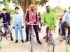 Groom Cycles His Way To Bride's House To Spread Covid Norms