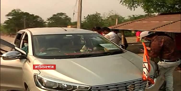 West Bengal Election 2021 Seventh Phase Voting BJP candidate claims being attacked, car vandalized by miscreants at Raninagar Murshidabad on Polling Day WB Election 2021: রানীনগরে বিজেপি প্রার্থীর ওপর 'হামলা, গাড়ি ভাঙচুর'
