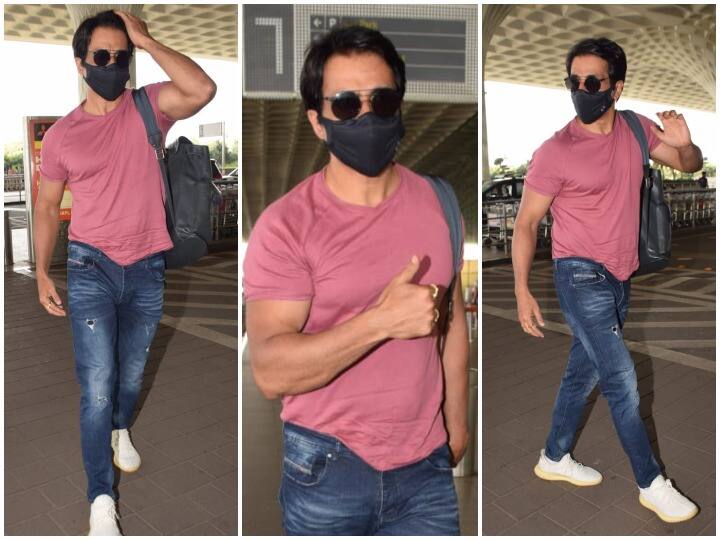 बॉलीवुड अभिनेता सोनू सूद को हाल ही में मुंबई में एयरपोर्ट पर स्पॉट किया गया. अभिनेता की इस दौरान की कुछ खास तस्वीरें हम आपके लिए लेकर आए हैं जिन्हें आप आगे की स्लाइड्स में देख सकते हैं. (Photo Credit: Manav Manglani)