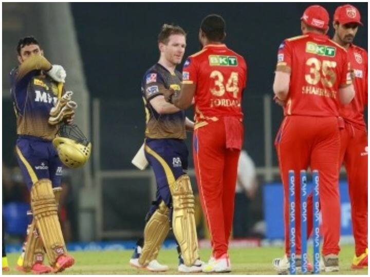IPL 2021: Kolkata Knight Riders team won by 5 wickets IPL 14: पंजाब को हराकर 5वें नंबर पर पहुंची कोलकाता, लगातार चार हार के बाद चखा जीत का स्वाद