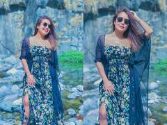 Neha Kakkar ने शेयर की ऋषिकेश की वादियों से अपनी खूबसूरत तस्वीरें, नदी के बीचों बीच स्टाइलिश अंदाज में आईं नजर