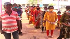 WB Election 2021: করোনাবিধির ঢিলেঢালা ছবি ধরা পড়ল ভোটের সপ্তম দফাতেও