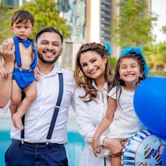 PICS: 'Bigg Boss' Fame Dimpy Ganguly Hosts Grand Bash For Son Aryaan's First Birthday; Fans Call Him 'Cutest Munchkin'