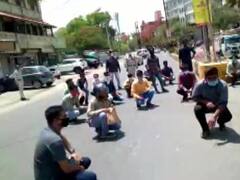 एमपी: कोविड नियमों के उल्लंघन पर पुलिस ने ऐसे सिखाया युवाओं को सबक, देखें तस्वीरें