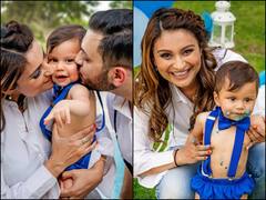PICS: 'Bigg Boss' Fame Dimpy Ganguly Hosts Grand Bash For Son Aryaan's First Birthday; Fans Call Him 'Cutest Munchkin'