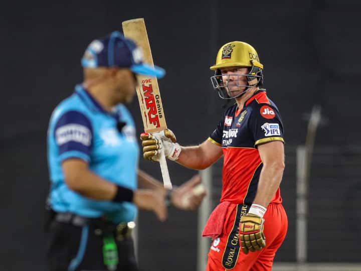 IPL 2021 RCB AB de Villiers Becomes Second Overseas Batsman To Complete 5000 IPL Runs Indian Premier League DC vs RCB IPL 14 Match IPL 2021: AB de Villiers Becomes First-Ever Player In IPL History To Bag 25 Man Of The Match Awards