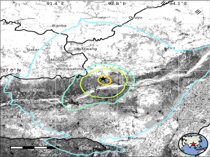 Earthquake in Northeastern State: அசாம் மாநிலத்தில் கடுமையான நிலநடுக்கம்- ரிக்டர் அளவில் 6 புள்ளிகள் பதிவு