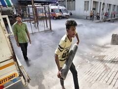 राजधानी लखनऊ के इस अस्पताल में हालात भयावह, नहीं मिल रही ऑक्सीजन, भगवान भरोसे 100 मरीजों की जान