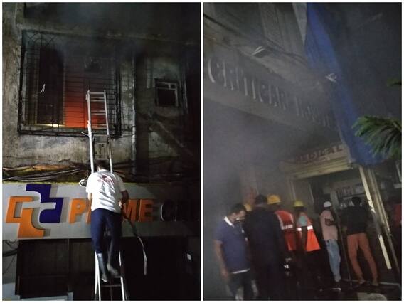 Thane Hospital Fire: ठाणे के मुंब्रा इलाके में अस्पताल में लगी आग, शिफ्टिंग के दौरान 4 लोगों की मौत Thane Hospital Fire: ठाणे के मुंब्रा इलाके में अस्पताल में लगी आग, शिफ्टिंग के दौरान 4 लोगों की मौत