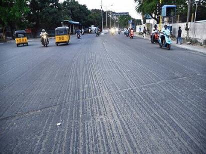 Incomplete road work in Chennai due to night curfew இரவு நேர ஊரடங்கும், சென்னை சாலைகளும் - திணறும் வாகன ஓட்டிகள்