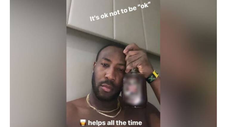 IPL 2021: KKR Andre Russell under controversy after sharing birthday post with liquor bottle on social media Russell Birthday Post: রাসেলের পোস্ট বিতর্কের ঝড় তুলল সোশ্যাল মিডিয়ায়, কেন?