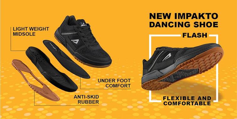 Flash- new dancing shoe launched in the market, shared on social media Flash Shoe : লঞ্চ হল ফ্ল্যাশ - নতুন ইমপ্যাকটো ডান্সিং শু 