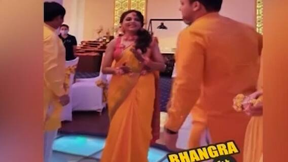 Glimpse of Sugandha and Sanket's haldi ceremony
