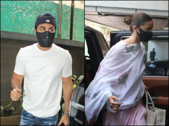 Rishi Kapoor First Death Anniversary Ranbir Kapoor Alia Bhatt Attend Puja At Neetu Singh S House