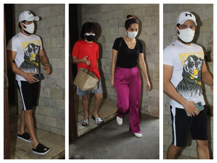 अभिनेता इमरान हाशमी बहुत कम ही अपनी फैमिली के साथ नज़र आते हैं. आज मुंबई में ये अभिनेता अपनी पत्नी और बेटे के साथ नजर आए.