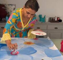 In Pics | प्रार्थनाची अफलातून चित्रकला जिंकतेय नेटकऱ्यांचं मन