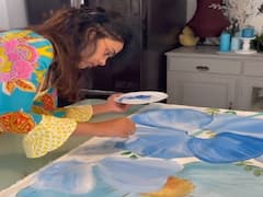 In Pics | प्रार्थनाची अफलातून चित्रकला जिंकतेय नेटकऱ्यांचं मन