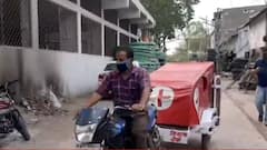 MP Corona Crisis: This engineer develops bike ambulance for patients; provides free service