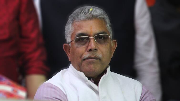 West Bengal Election 2021 Results BJP state President Dilip Ghosh confident of Win in Assembly Polls WB Election 2021: ' নতুন সরকার আসছে, ফল ঘোষণার পর গুলির আওয়াজ থেমে যাবে', বললেন দিলীপ