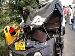 बिहार: मुजफ्फरपुर में भीषण सड़क हादसा, आपस में टकराईं तीन गाड़ियां, चार लोगों की मौत