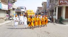 ਸ੍ਰੀ ਗੁਰੂ ਤੇਗ ਬਹਾਦਰ ਜੀ ਦੇ 400 ਸਾਲਾ ਪ੍ਰਕਾਸ਼ ਪੁਰਬ ਮੌਕੇ ਨਗਰ ਕਿਰਤਨ, ਵੇਖੋ ਇਹ ਅਲੋਕਿਕ ਨਜ਼ਾਰਾ