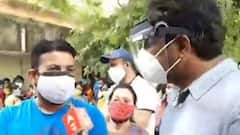 Yogi के मंत्री टीकाकरण करवाने आए व्यक्ति को पीटने के लिए दौड़ाया, Video Viral