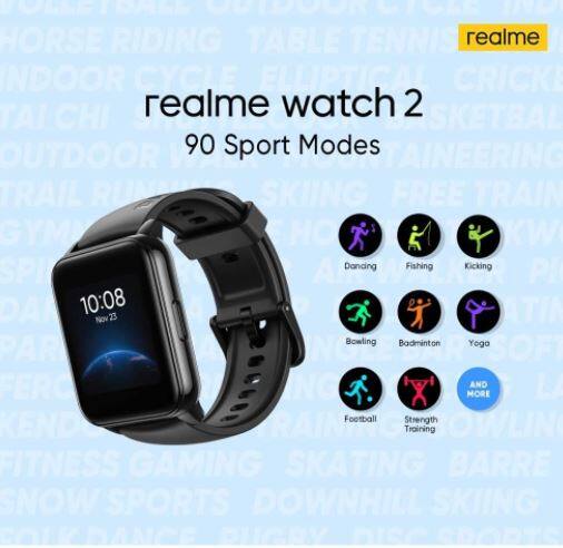 Realme's Watch 2 Launched With 90 Sports Features - Crazy Tech Guru