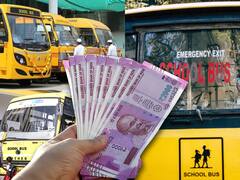 कोरोनामुळे मागील वर्षापासून स्कूल बस थांबल्याने बसचे मालक, चालक, क्लीनर आर्थिक संकटात