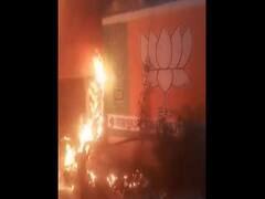 Violence Breaks Out In West Bengal After Election Results; BJP Holds TMC Responsible
