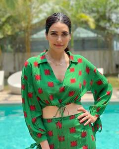 ગ્રીન co-ord સેટમાં અભિનેત્રી કરિશ્મા તન્નાએ બતાવ્યો Gorgeous અવતાર, તસવીરો જોઇને ફેન્સના ઉડ્યા હોશ....