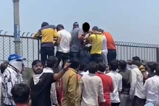 સુરત : કાપોદ્રા બ્રિજ પરથી યુવતીએ કર્યો આપઘાતનો પ્રયાસ, લોકોએ બચાવી ને પછી....