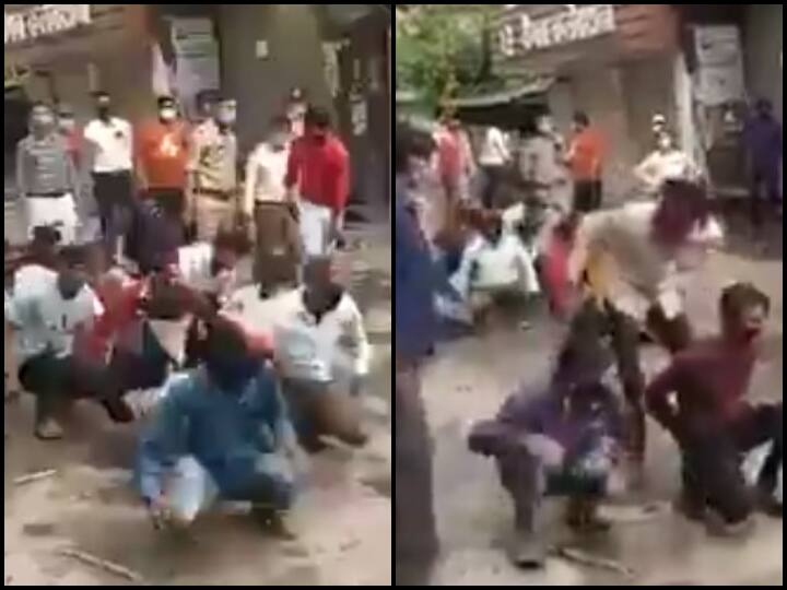 WATCH | Indore Tehsildar Makes Covid Lockdown Violators Do Frog Jumps WATCH | Indore Tehsildar Makes Covid Lockdown Violators Do Frog Jumps