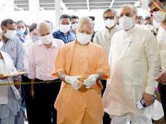 लखनऊ: सीएम योगी ने किया 100 बेड के कोविड हॉस्पिटल का लोकार्पण, बोले- मानवता की सेवा सबसे बड़ी सेवा