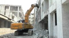 कोरोनाच्या संकटात 170 कुटुंबांवर बेघर होण्याची वेळ, भिवंडीत अनधिकृत बांधकामावर MMRDA चा हातोडा