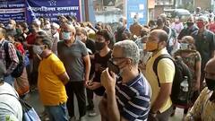 Mumbai: Crowd gathers outside SevenHills Hospital for Covid vaccination
