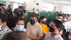 ਲੁਧਿਆਣਾ ਦੇ ਕੋਵਿਡ ਵੈਕਸੀਨੇਸ਼ਨ ਸੈਂਟਰ 'ਚ ਸੋਸ਼ਲ ਡਿਸਟੈਂਸਿੰਗ ਦੀ ਸ਼ਰੇਆਮ ਉਲੰਘਣਾ