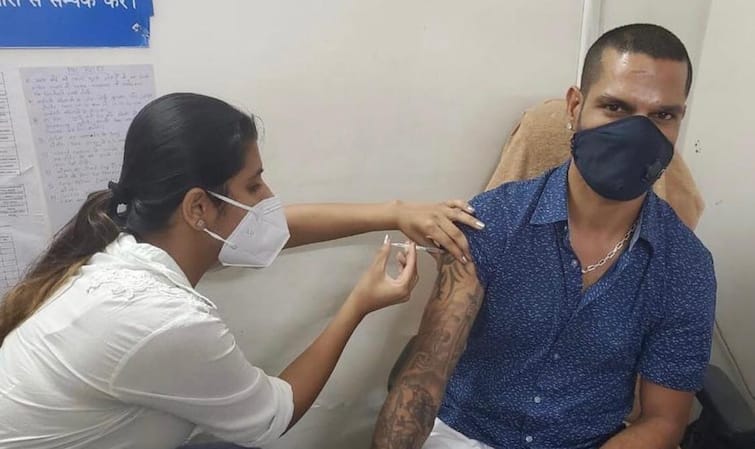 Cricketer Shikhar Dhawan Gets Vaccinated, Thanks Frontline Workers For Their 'Sacrifices' Cricketer Shikhar Dhawan Gets Vaccinated, Thanks Frontline Workers For Their 'Sacrifices'
