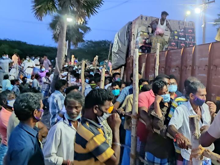 லாரியில் கொண்டு வந்து இறக்கும் அளவிற்கு டாஸ்மாக் விற்பனை